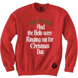 The Pogues: Unisex Sweatshirt/Bells Were Ringing Out (Red) (Small) The Pogues: Unisex Sweatshirt/Bells Were Ringing Out (Red) (Small)