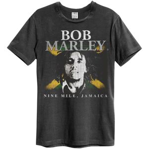 Bob Marley: - Nine Miles Amplified Vintage Charcoal x Large T-Shirt Bob Marley: - Nine Miles Amplified Vintage Charcoal x Large T-Shirt