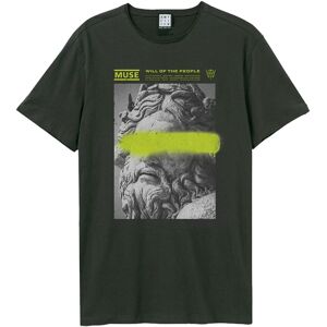 Muse: Graffiti Amplified Vintage Charcoal Xx Large t Shirt Muse: Graffiti Amplified Vintage Charcoal Xx Large t Shirt