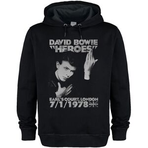 David Bowie: Heroes Amplified Black Small Hoodie Sweatshirt David Bowie: Heroes Amplified Black Small Hoodie Sweatshirt