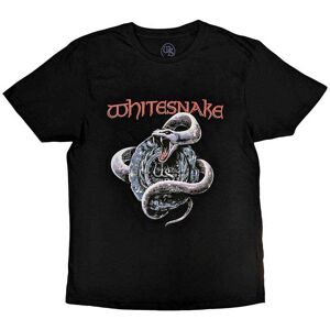 Whitesnake: Unisex T-Shirt/Silver Snake (Black) (X-Large) Whitesnake: Unisex T-Shirt/Silver Snake (Black) (X-Large)