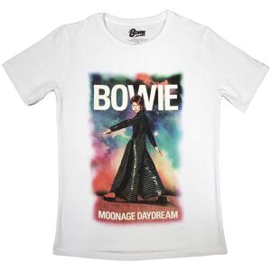 David Bowie: Ladies T-Shirt/Moonage 11 Fade (White) (X-Large) David Bowie: Ladies T-Shirt/Moonage 11 Fade (White) (X-Large)