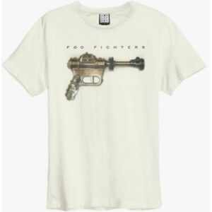 Foo Fighters: (Greatest Band) - Ray Gun Amplified Vintage White x Large t Shirt Foo Fighters: (Greatest Band) - Ray Gun Amplified Vintage White x Large t Shirt
