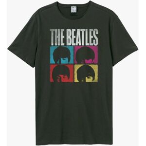 Beatles: Hard Days Night Amplified Vintage Charcoal Large t Shirt Beatles: Hard Days Night Amplified Vintage Charcoal Large t Shirt