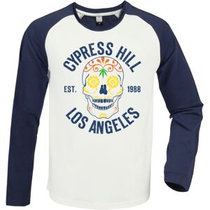 Amplified Cypress Hill: Floral Skull Vintage White / Navy x Large Baseball Jersey Amplified Cypress Hill: Floral Skull Vintage White / Navy x Large Baseball Jersey