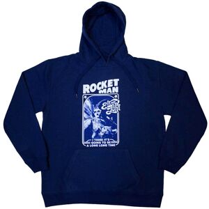Elton John: Unisex Pullover Hoodie/Rocketman - Feather Suit Mono (Blue) (Medium) Elton John: Unisex Pullover Hoodie/Rocketman - Feather Suit Mono (Blue) (Medium)