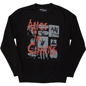 Alice In Chains: Unisex Sweatshirt/Albums Montage (Black) (Large) Alice In Chains: Unisex Sweatshirt/Albums Montage (Black) (Large)