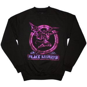 Black Sabbath: Unisex Sweatshirt/Neon Pink Henry (Black) (Oversized) (X-Large) Black Sabbath: Unisex Sweatshirt/Neon Pink Henry (Black) (Oversized) (X-Large)