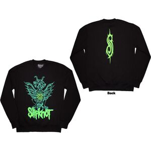 Slipknot: Unisex Sweatshirt/Green Demon (Black) (Back Print & Oversized) (Large) Slipknot: Unisex Sweatshirt/Green Demon (Black) (Back Print & Oversized) (Large)