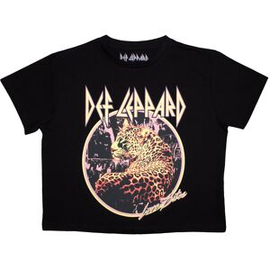 Def Leppard: Ladies Crop Top/Love Bites (Black) (X-Large) Def Leppard: Ladies Crop Top/Love Bites (Black) (X-Large)