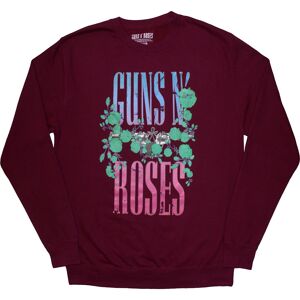 Guns N Roses: Guns N' Roses Unisex Sweatshirt/Guns & Vine (Maroon Red) (XX-Large) Guns N Roses: Guns N' Roses Unisex Sweatshirt/Guns & Vine (Maroon Red) (XX-Large)