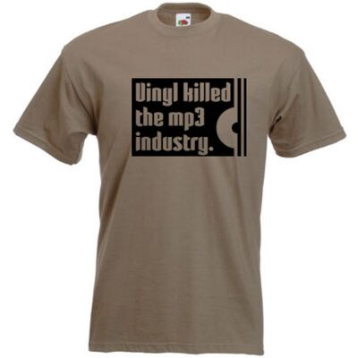 Vinyl killed the MP3 industry - XXL (T-shirt) Vinyl killed the MP3 industry - XXL (T-shirt)