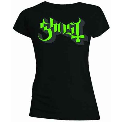 Damtröja Ghost från HeyRusty - Logo Keyline - Svart - T-shirt Damtröja Ghost från HeyRusty - Logo Keyline - Svart - T-shirt