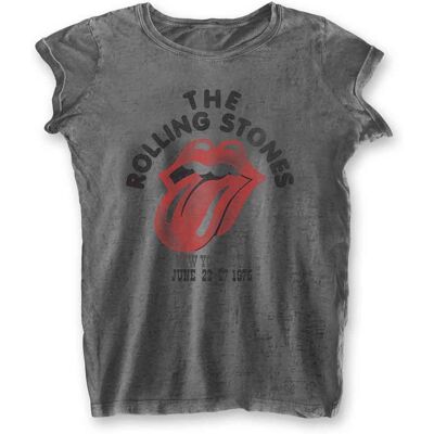 The Rolling Stones: Ladies Burnout T-Shirt/New York City 75 (Charcoal Grey) (X-Large) The Rolling Stones: Ladies Burnout T-Shirt/New York City 75 (Charcoal Grey) (X-Large)