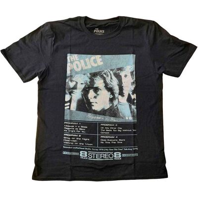 The Police: Unisex T-Shirt/Reggatta 8 Track (Black) (X-Large) The Police: Unisex T-Shirt/Reggatta 8 Track (Black) (X-Large)