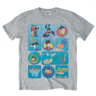 HeyRusty The Beatles Unisex Premium T-shirt - Grå X-large HeyRusty The Beatles Unisex Premium T-shirt - Grå X-large