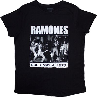 Ramones: Ladies T-Shirt/CBGB 1978 (Black) (XX-Large) Ramones: Ladies T-Shirt/CBGB 1978 (Black) (XX-Large)