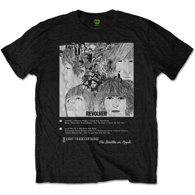 The Beatles: Unisex T-Shirt/Revolver 8 Track (Black) (X-Large) The Beatles: Unisex T-Shirt/Revolver 8 Track (Black) (X-Large)