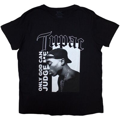 Tupac: Ladies T-Shirt/Only God Text (Black) (20) Tupac: Ladies T-Shirt/Only God Text (Black) (20)