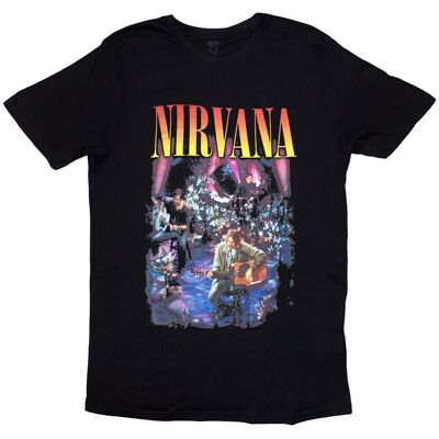 Nirvana: Ladies T-Shirt/Unplugged Photo (Black) (18) Nirvana: Ladies T-Shirt/Unplugged Photo (Black) (18)