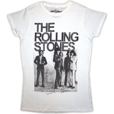 The Rolling Stones: Ladies T-Shirt/Est. 1962 Group Photo (White) (Small) The Rolling Stones: Ladies T-Shirt/Est. 1962 Group Photo (White) (Small)