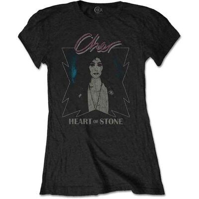 Cher: Ladies T-Shirt/Heart of Stone (Black) (XXX-Large) Cher: Ladies T-Shirt/Heart of Stone (Black) (XXX-Large)