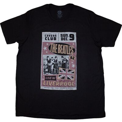 The Beatles: Ladies T-Shirt/Live In Liverpool (Black) (XX-Large) The Beatles: Ladies T-Shirt/Live In Liverpool (Black) (XX-Large)