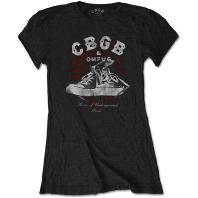 CBGB: Ladies T-Shirt/Converse (Black) (XX-Large) CBGB: Ladies T-Shirt/Converse (Black) (XX-Large)
