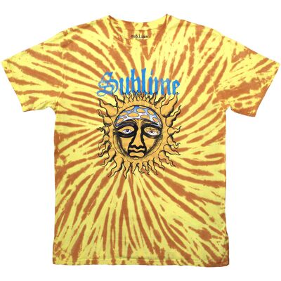 Sublime: Unisex T-Shirt/Sun Face (Orange) (Wash Collection) (Medium) Sublime: Unisex T-Shirt/Sun Face (Orange) (Wash Collection) (Medium)