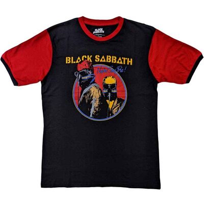 Black Sabbath: Unisex Ringer T-Shirt/Never Say Die (Black & Orange) (XX-Large) Black Sabbath: Unisex Ringer T-Shirt/Never Say Die (Black & Orange) (XX-Large)