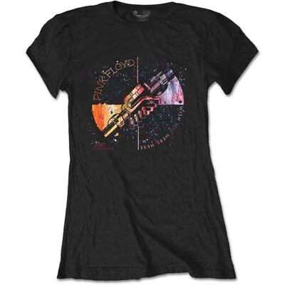 Pink Floyd: Ladies T-Shirt/Machine Greeting Orange (Black) (Medium) Pink Floyd: Ladies T-Shirt/Machine Greeting Orange (Black) (Medium)