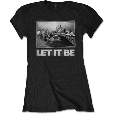 The Beatles: Ladies T-Shirt/Let It Be Studio (Black) (Large) The Beatles: Ladies T-Shirt/Let It Be Studio (Black) (Large)