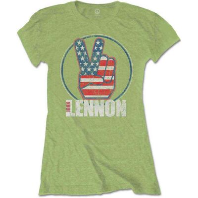 HeyRusty John Lennon Freds Fingrar US-flagga Liten - T-shirt HeyRusty John Lennon Freds Fingrar US-flagga Liten - T-shirt