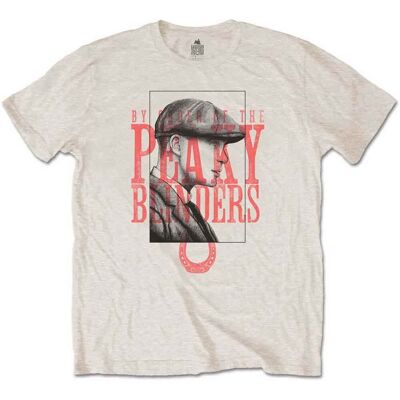 Peaky Blinders: Unisex T-Shirt/Red Logo Tommy (Sand) (Medium) Peaky Blinders: Unisex T-Shirt/Red Logo Tommy (Sand) (Medium)