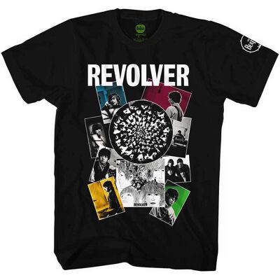 The Beatles: Unisex T-Shirt/Revolver Montage (Black) (Large) The Beatles: Unisex T-Shirt/Revolver Montage (Black) (Large)