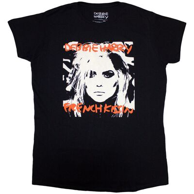 Debbie Harry: Ladies T-Shirt/French Kissin' (Black) (X-Large) Debbie Harry: Ladies T-Shirt/French Kissin' (Black) (X-Large)