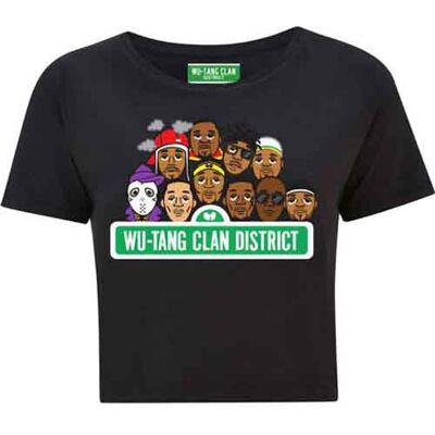 Wu-Tang Clan: Ladies Crop Top/Sesame Street (Black) (Ex-Tour) (Large) Wu-Tang Clan: Ladies Crop Top/Sesame Street (Black) (Ex-Tour) (Large)
