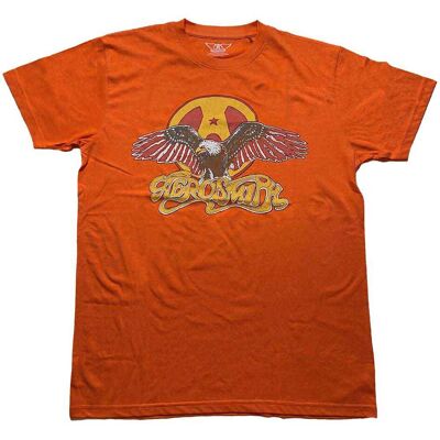 Aerosmith: Unisex T-Shirt/Eagle (Orange) (Medium) Aerosmith: Unisex T-Shirt/Eagle (Orange) (Medium)