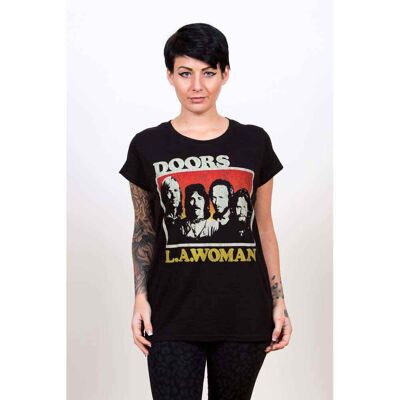 The Doors: Ladies T-Shirt/LA Woman (Black) (XX-Large) The Doors: Ladies T-Shirt/LA Woman (Black) (XX-Large)