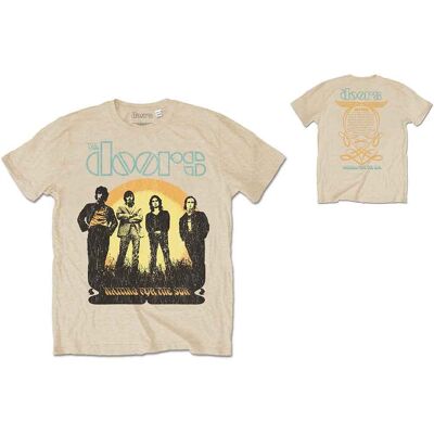 The Doors: Unisex T-Shirt/1968 Tour (Sand) (Back Print) (X-Large) The Doors: Unisex T-Shirt/1968 Tour (Sand) (Back Print) (X-Large)