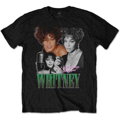 Whitney Houston: Unisex T-Shirt/Always Love You Homage 1 (Black) (Small) Whitney Houston: Unisex T-Shirt/Always Love You Homage 1 (Black) (Small)