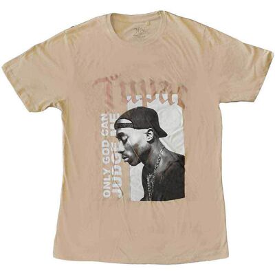 Tupac: Unisex T-Shirt/Only God (Sand) (XX-Large) Tupac: Unisex T-Shirt/Only God (Sand) (XX-Large)