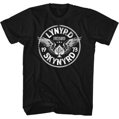 Lynyrd Skynyrd: Unisex T-Shirt/Freebird '73 Wings (Black) (Small) Lynyrd Skynyrd: Unisex T-Shirt/Freebird '73 Wings (Black) (Small)