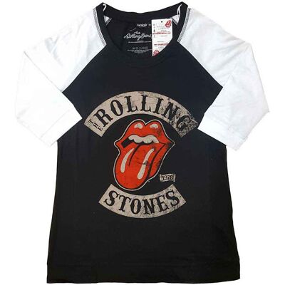 The Rolling Stones: Ladies Raglan T-Shirt/Tour 78 (Black & White) (XXX-Large) The Rolling Stones: Ladies Raglan T-Shirt/Tour 78 (Black & White) (XXX-Large)