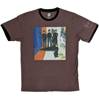 The Beatles: Unisex Ringer T-Shirt/Stripes (Maroon Red) (X-Large) The Beatles: Unisex Ringer T-Shirt/Stripes (Maroon Red) (X-Large)