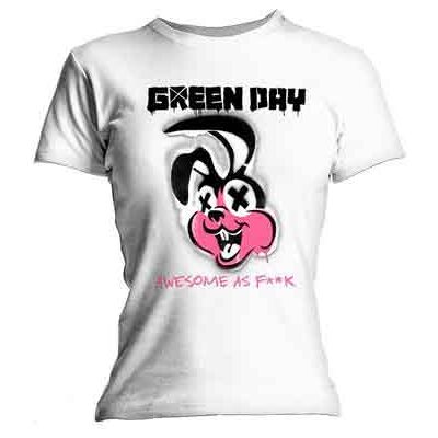 Green Day: Ladies T-Shirt/Road Kill (White) (Skinny Fit) (X-Large) Green Day: Ladies T-Shirt/Road Kill (White) (Skinny Fit) (X-Large)