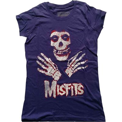 Misfits: Ladies T-Shirt/Hands (Purple) (X-Small) Misfits: Ladies T-Shirt/Hands (Purple) (X-Small)
