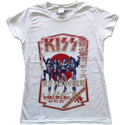 KISS: Ladies T-Shirt/Destroyer Tour '78 (White) (Medium) KISS: Ladies T-Shirt/Destroyer Tour '78 (White) (Medium)