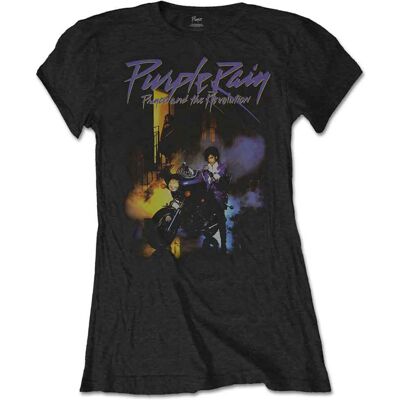 Prince: Ladies T-Shirt/Purple Rain (Black) (X-Small) Prince: Ladies T-Shirt/Purple Rain (Black) (X-Small)