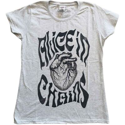Alice In Chains: Ladies T-Shirt/Transplant (Heather Grey) (X-Large) Alice In Chains: Ladies T-Shirt/Transplant (Heather Grey) (X-Large)